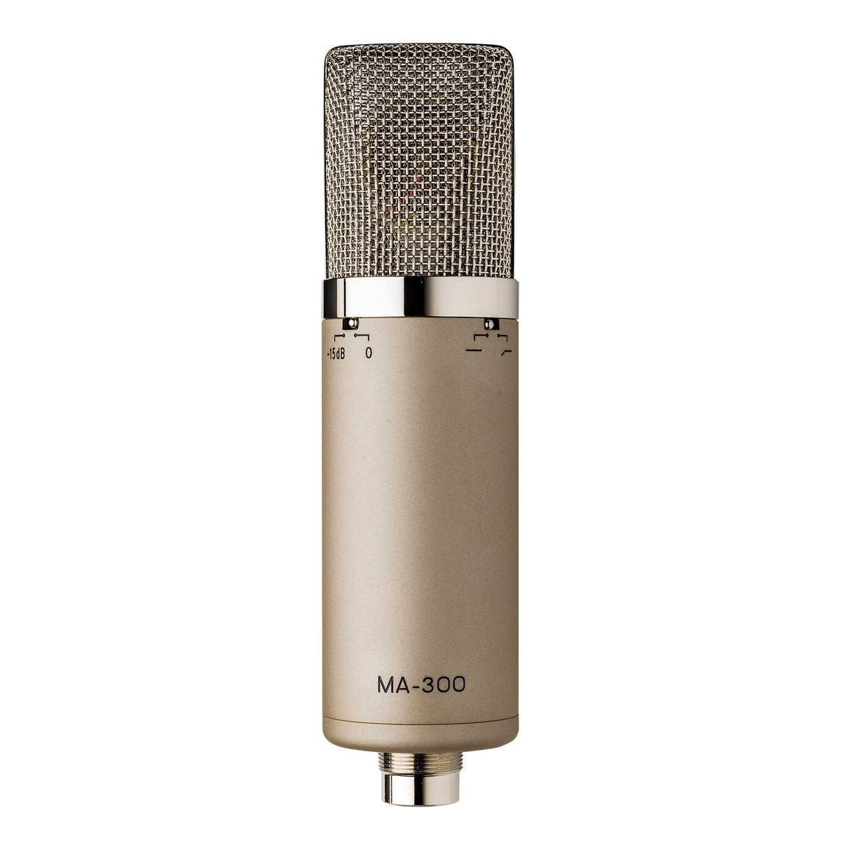Mojave Audio MA-300 Multi-Pattern Tube Condenser Microphone - Satin Nickel