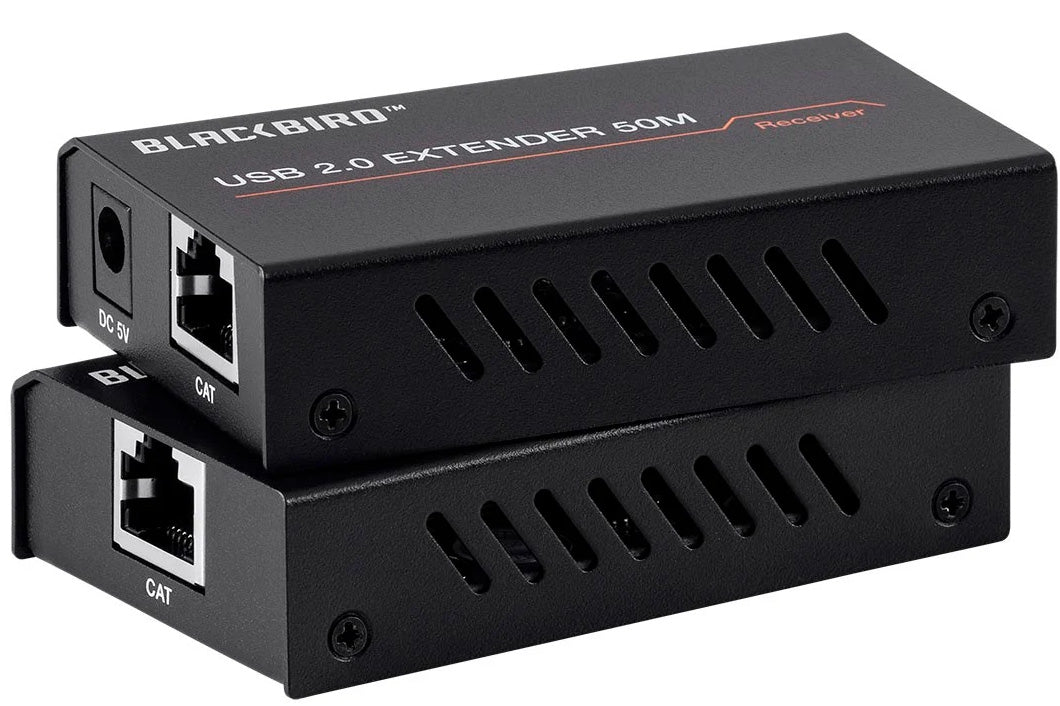 Monoprice Blackbird USB 2.0 2-Port Extender Over Cat5e/6 up to 164'