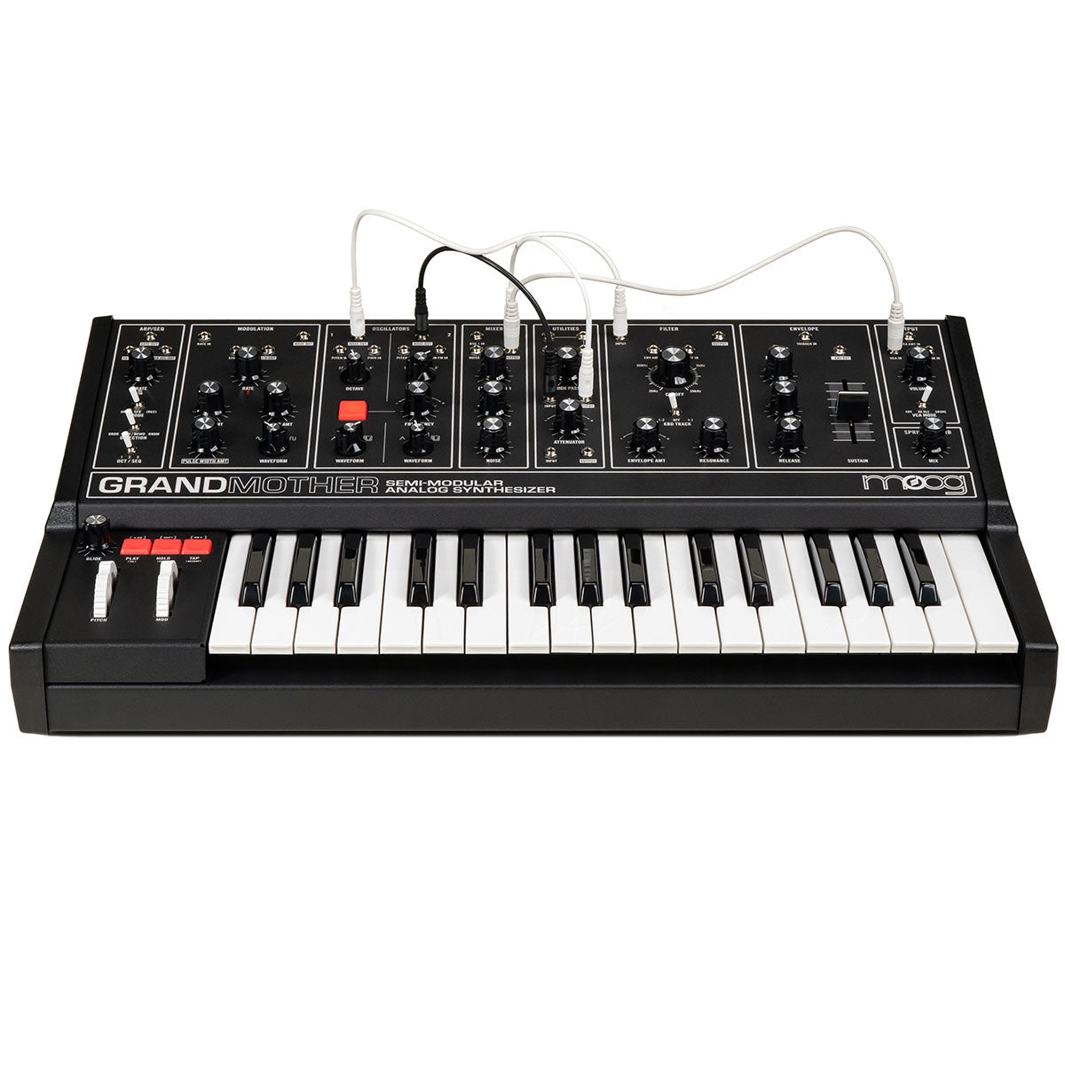 Moog Grandmother Dark Semi-Modular Analog Synthesizer and Step Sequencer