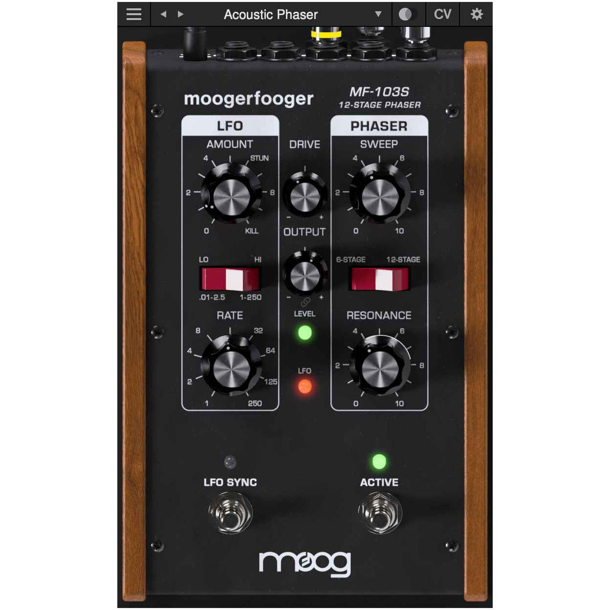 Moog MoogerFooger Effects MF-103s 12-Stage Phaser Plug-In - Electronic Delivery