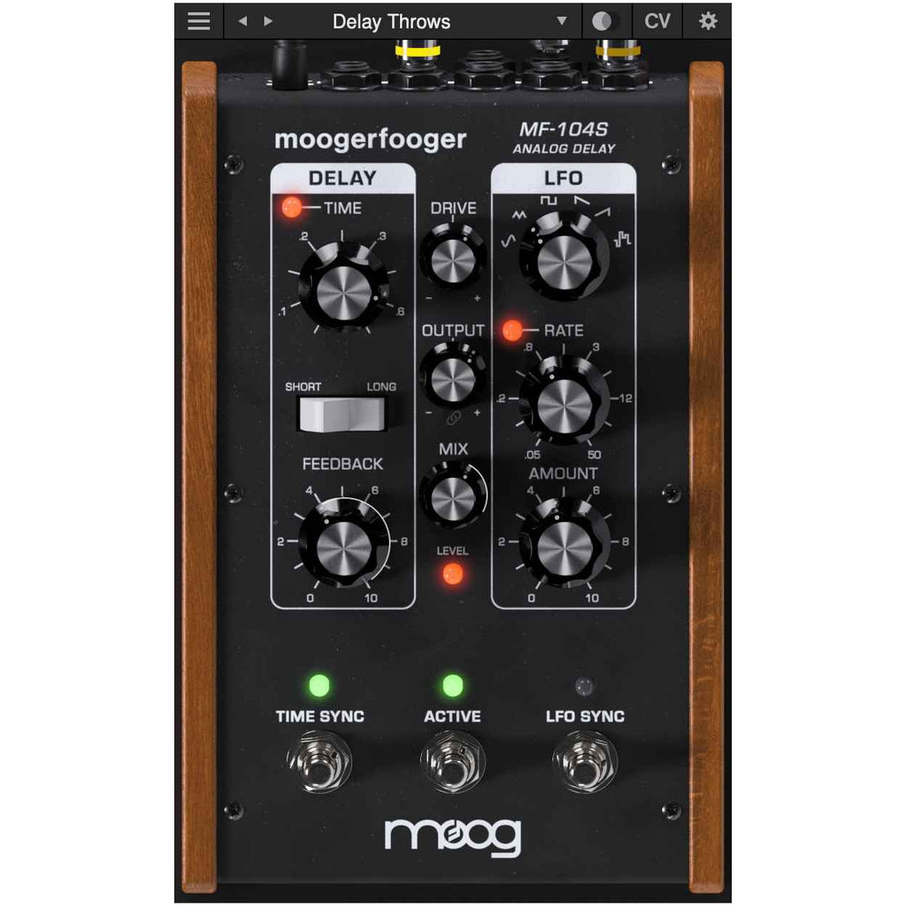 Moog MoogerFooger Effects MF-104S Analog Delay Plug-In - Electronic Delivery
