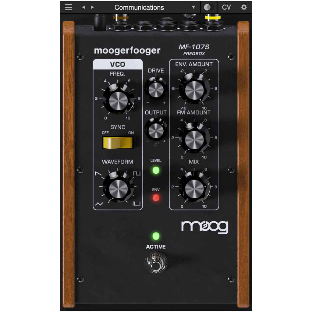 Moog MoogerFooger Effects MF-107s Freqbox Plug-In - Electronic Delivery