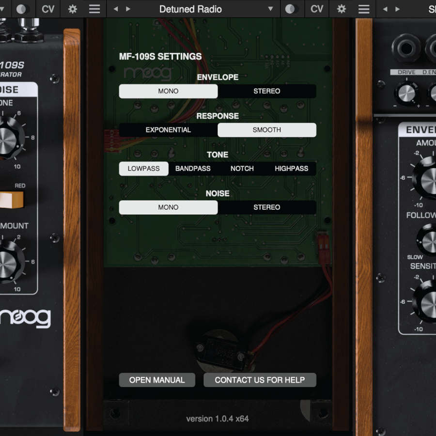 Moog MoogerFooger Effects MF-109s Saturator Plug-In - Electronic Delivery