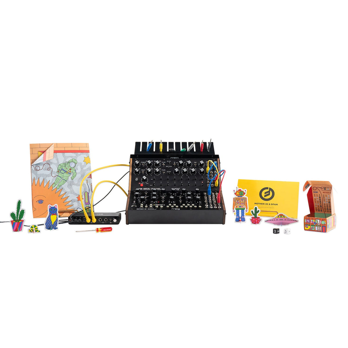 Moog Sound Studio Mother-32 and DFAM Semi-Modular Synth Bundle