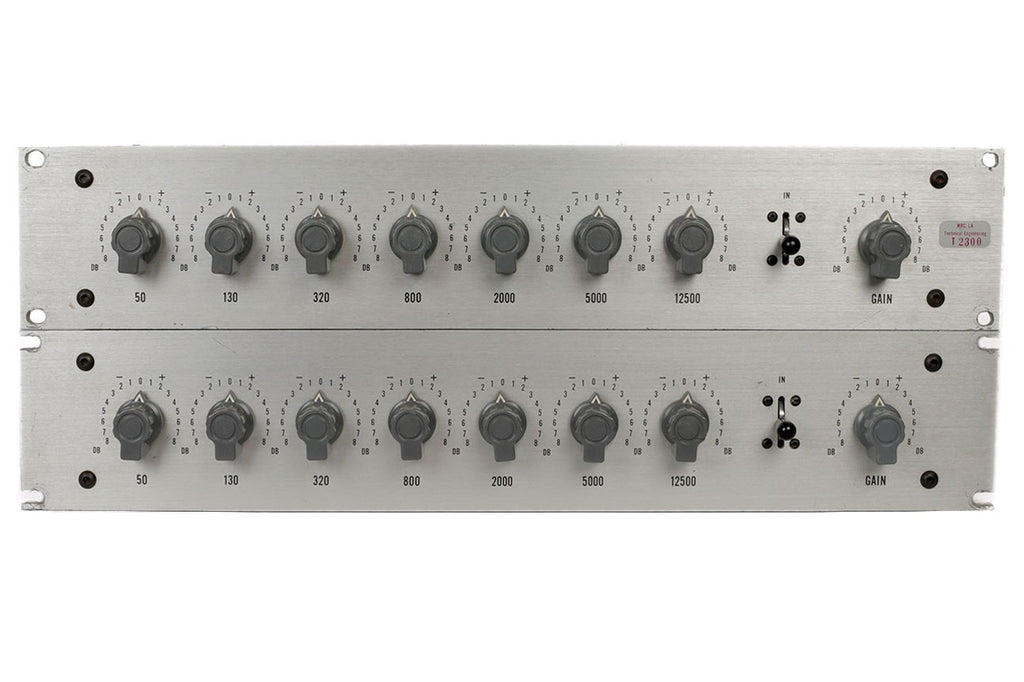 Motown Studios Graphic Equalizer Pair #74/79 (Vintage)