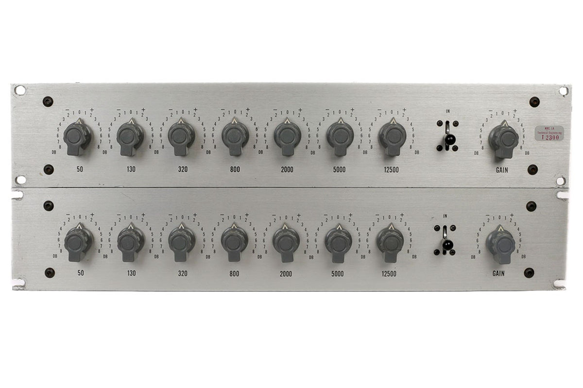 Motown Studios Graphic Equalizer Pair #74/79 (Vintage)