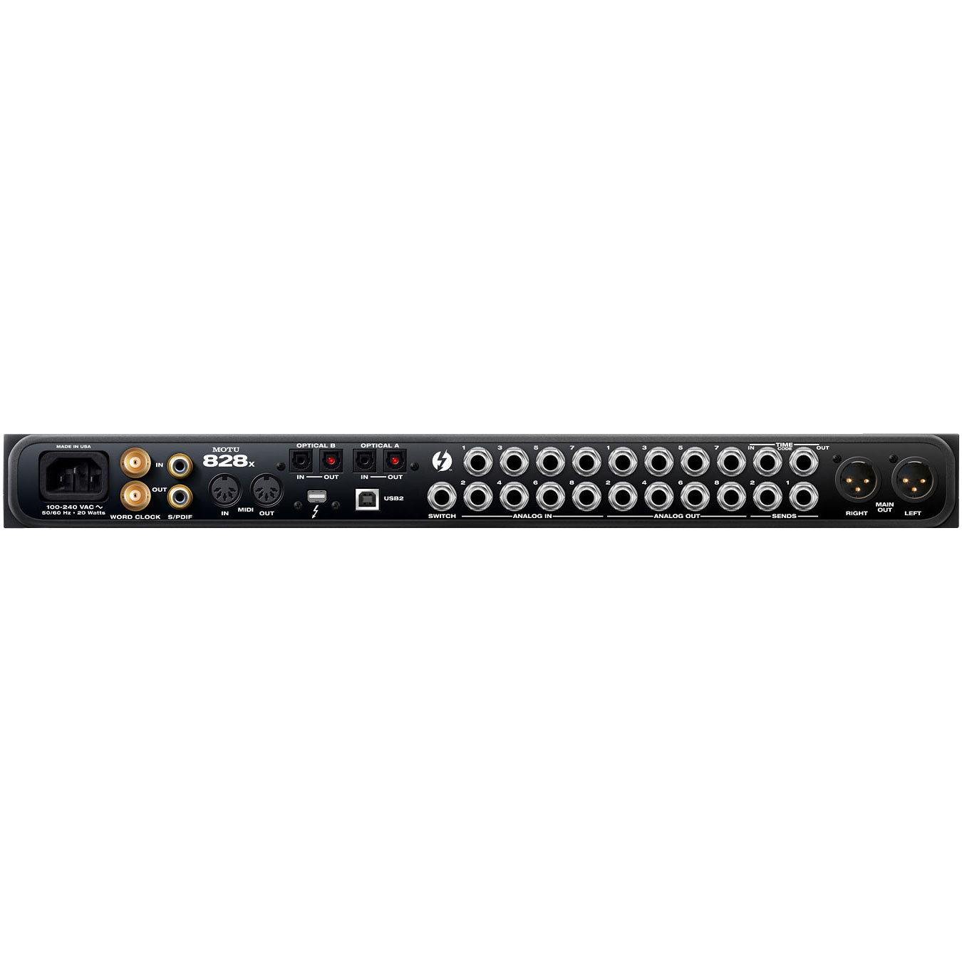 MOTU 828x Thunderbolt USBオーディオインターフェイス MOTU 828x Thunderbolt / USB 2.0 Audio Interface – Vintage King