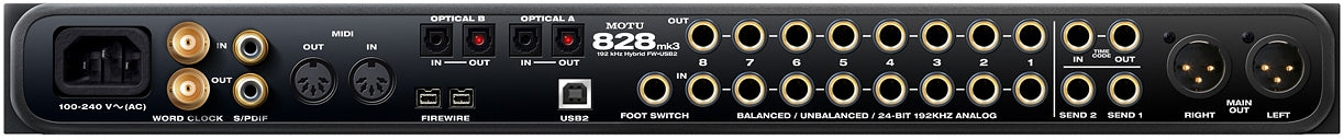 MOTU 828 MK3 Hybrid FireWire / USB 2.0 Audio Interface – Vintage King