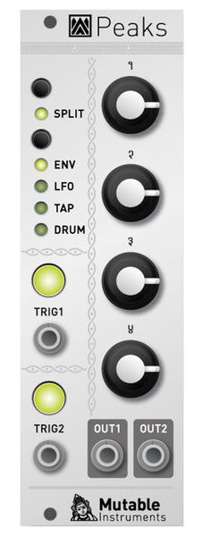 Mutable instruments Peaks ユーロラック モジュラー Mutable Instruments Peaks – Vintage King