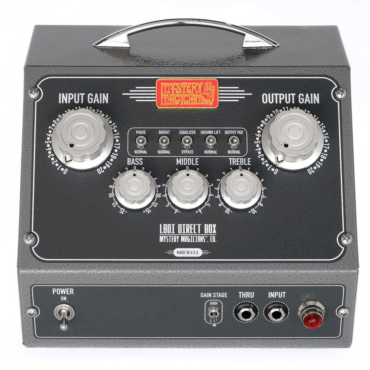 Mystery Magicians LBDI Tube Instrument Preamp and Re-Amper Direct Box