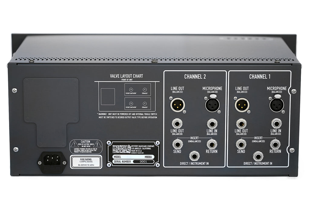 Mystery Magicians M808A Dual-Channel Tube Microphone Preamp
