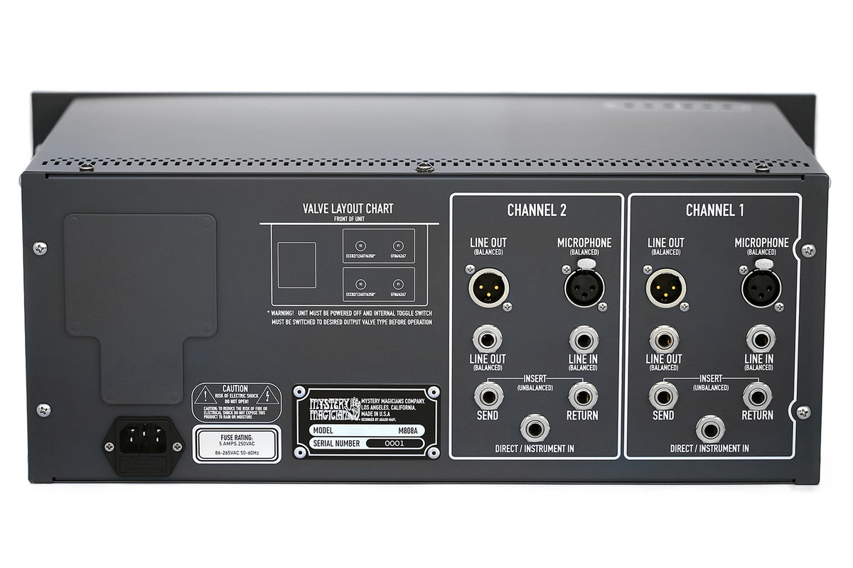 Mystery Magicians M808A Dual-Channel Tube Microphone Preamp