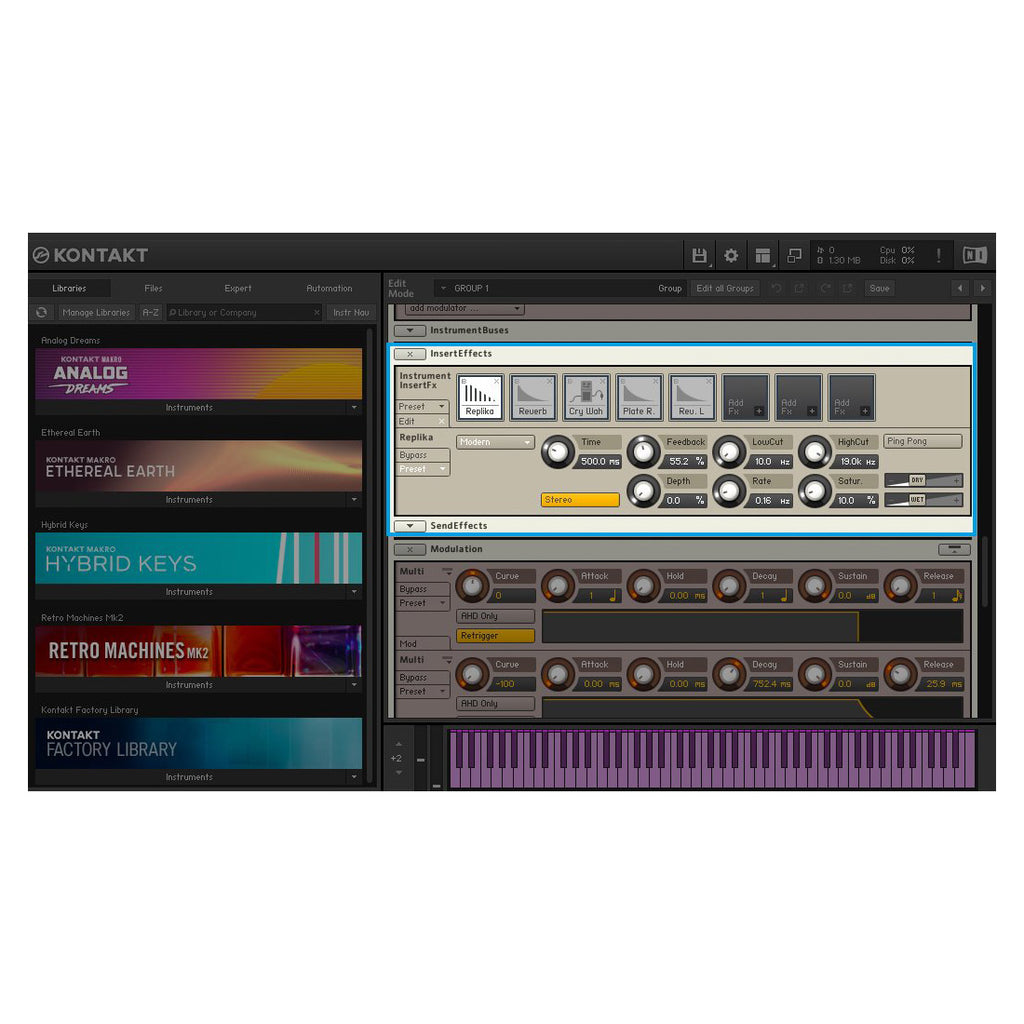 Native Instruments Kontakt 7 Crossgrade from Kontakt Libraries - Electronic Delivery