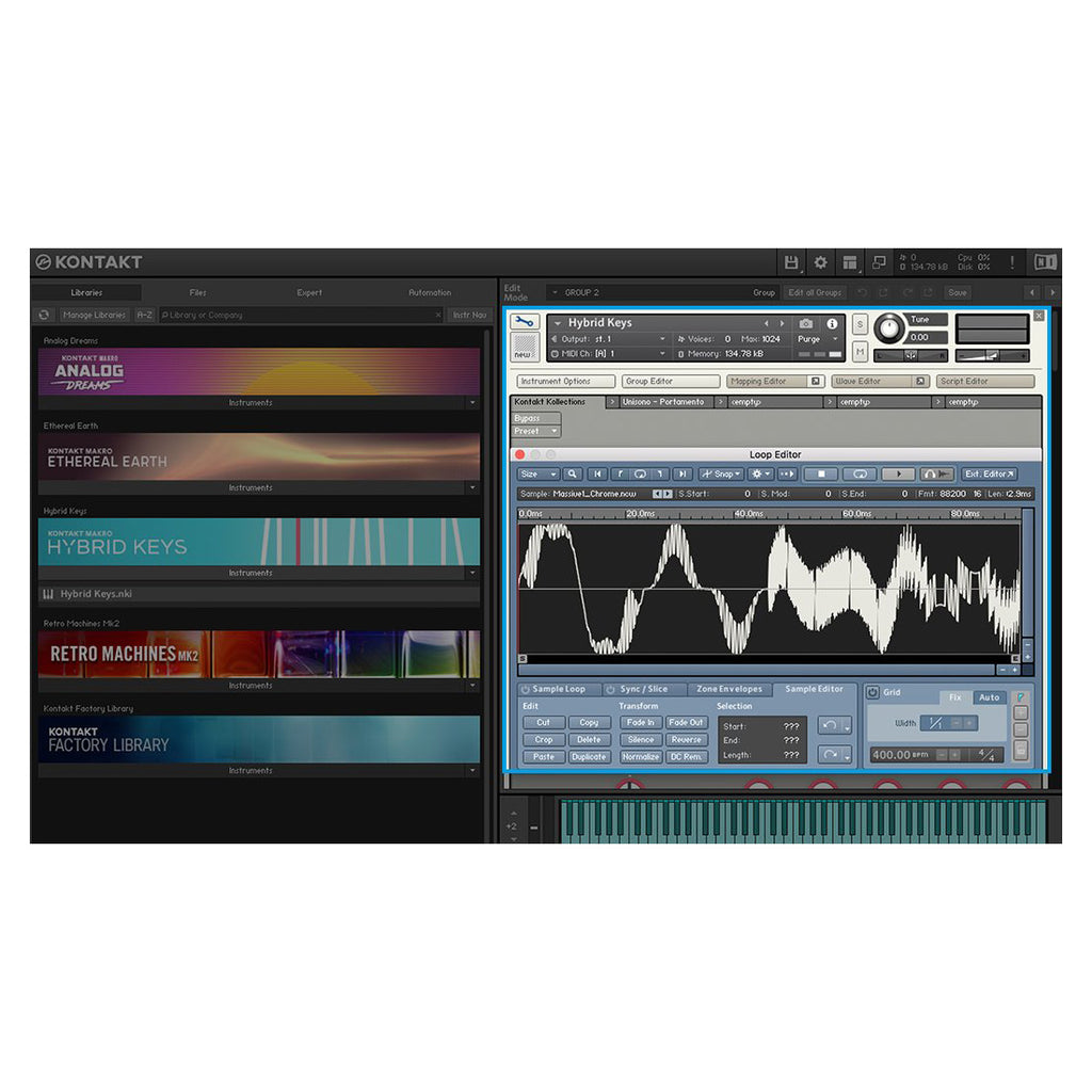 Native Instruments Kontakt 7 Crossgrade from Kontakt Libraries - Electronic Delivery