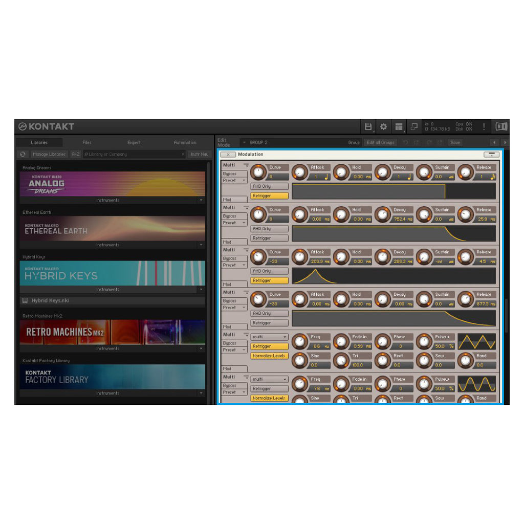 Native Instruments Kontakt 7 Crossgrade from Kontakt Libraries - Electronic Delivery
