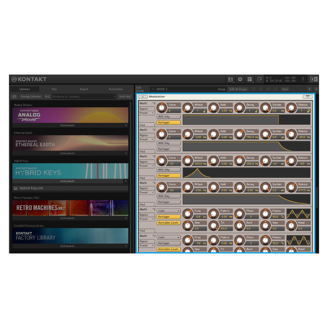 Native Instruments Kontakt 7 Crossgrade from Kontakt Libraries - Electronic Delivery
