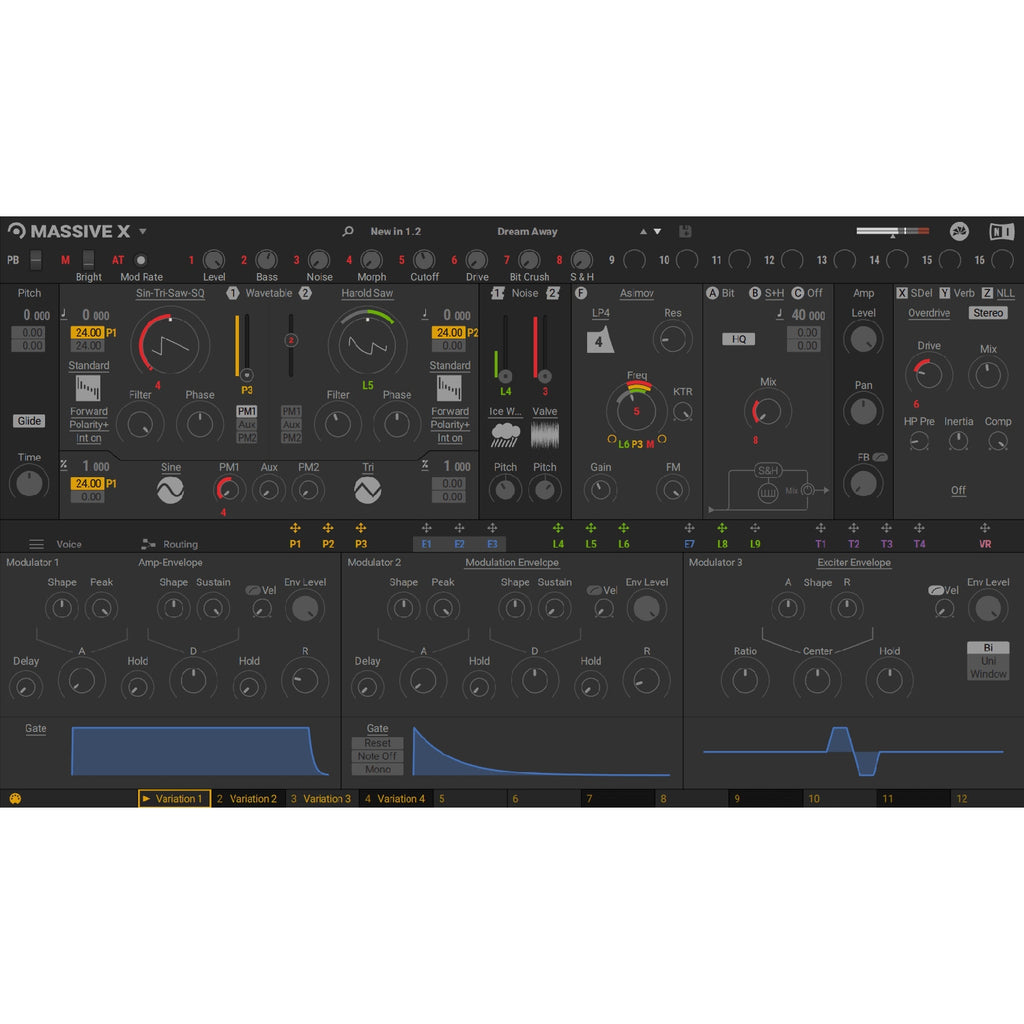 Native Instruments MASSIVE X Polyphonic Synthesizer - Electronic Delivery