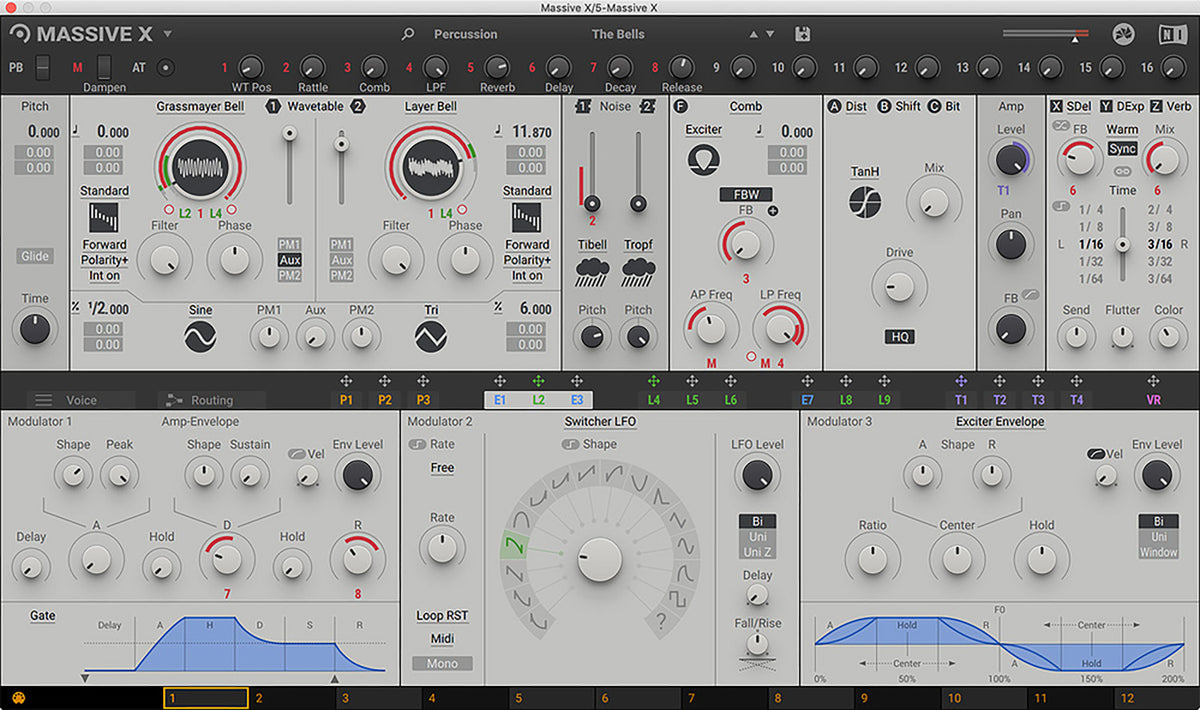Native Instruments MASSIVE X Polyphonic Synthesizer - Electronic Delivery