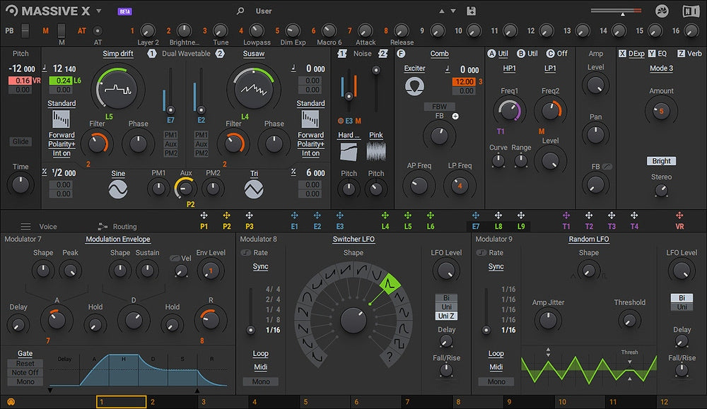 Native Instruments MASSIVE X Polyphonic Synthesizer - Electronic Delivery