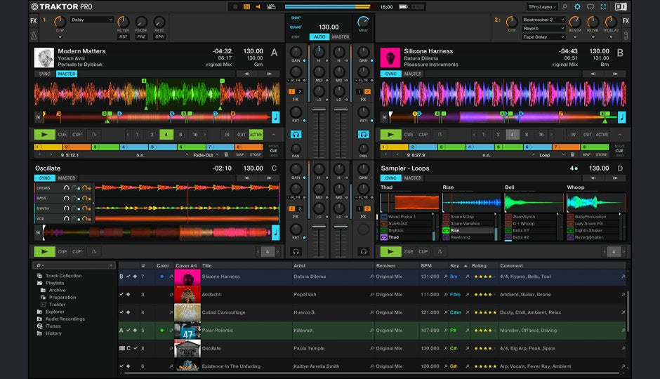 Native Instruments TRAKTOR PRO 3 DJ Software - Electronic Delivery