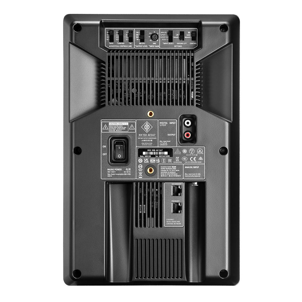 Neumann KH 150 AES67 Two-Way Active DSP Nearfield Studio Monitor - Single