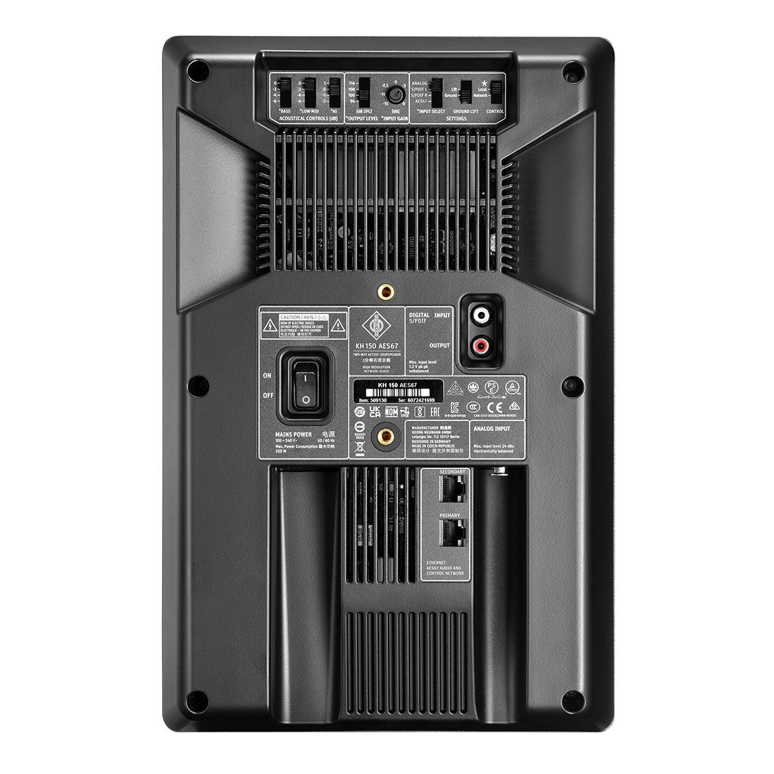 Neumann KH 150 AES67 Two-Way Active DSP Nearfield Studio Monitor - Single