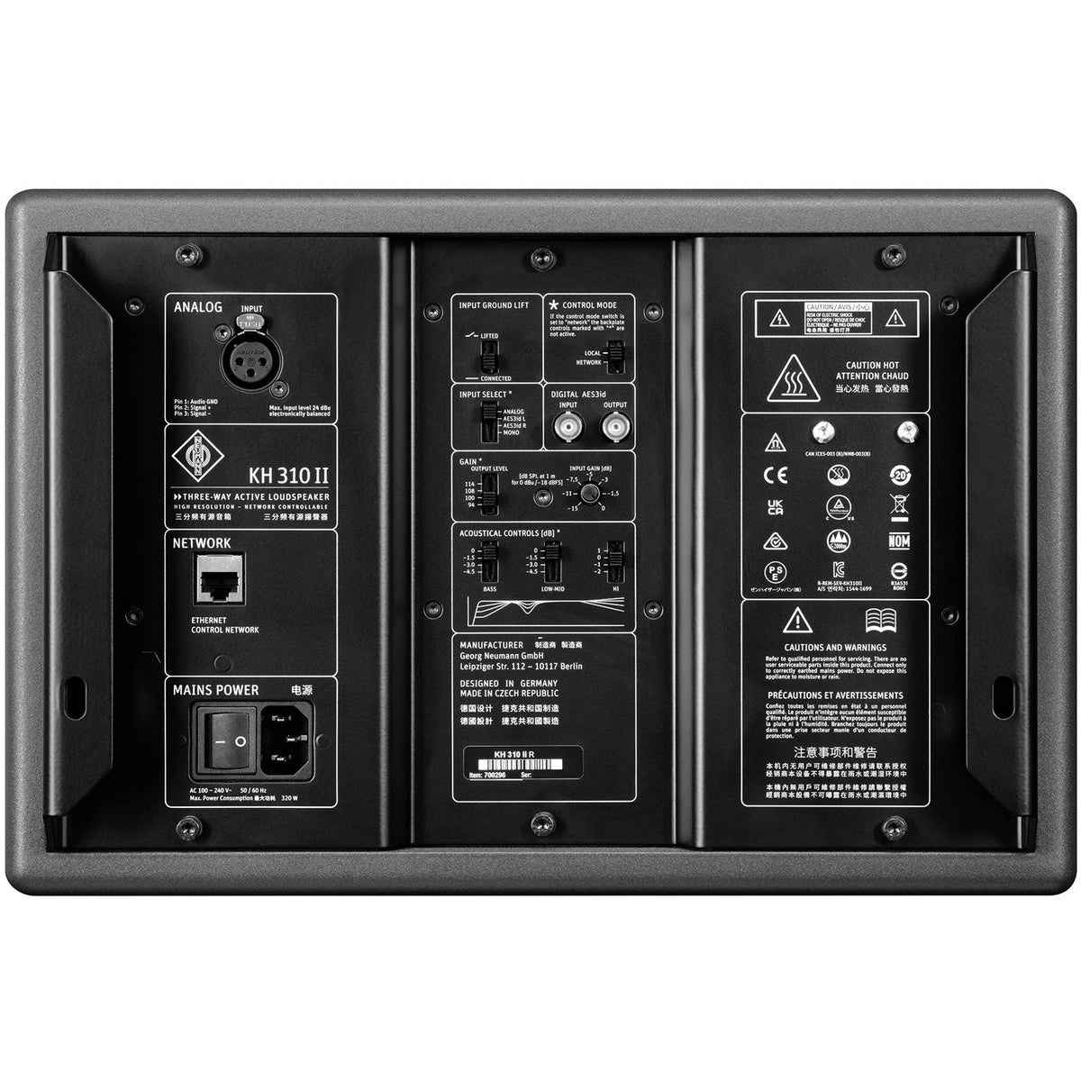 Neumann KH 310 II Active Near-Field 3-Way Monitor - Right