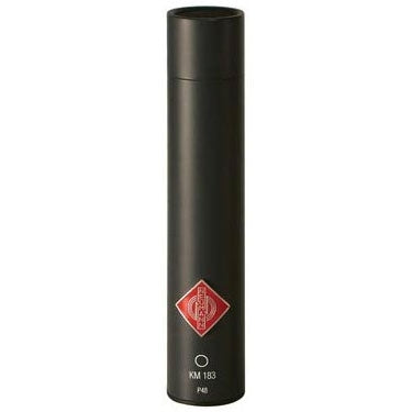 Neumann KM 183 Small Diaphragm Omnidirectional Condenser Microphone - Matte Black