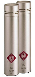 Neumann KM 184 Small Diaphragm Cardioid Condenser Mic Stereo Pair - Nickel
