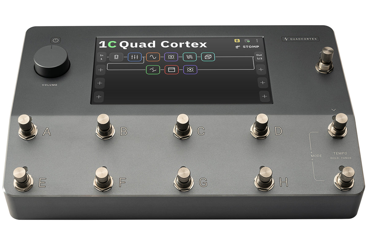 Neural DSP Quad Cortex Quad-Core Digital Effects Modeler/Profiling Floorboard