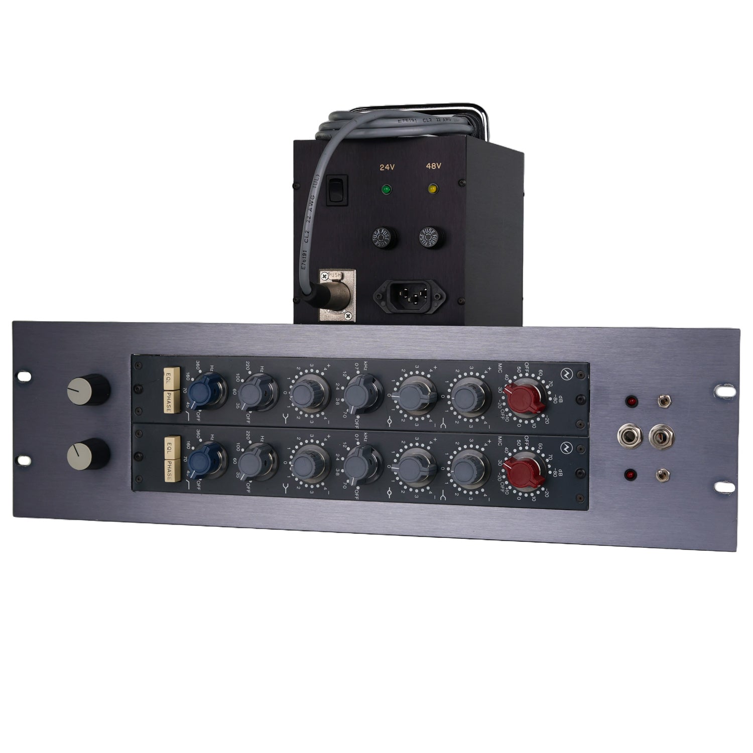 Neve 1064 Mic Pre/3-Band EQ Racked Pair #5581/5561 (Vintage