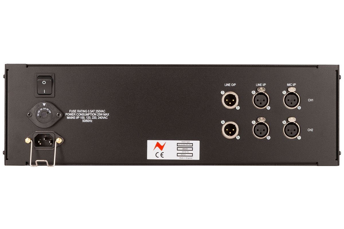 Neve 1073/1084 2-Slot 3U Horizontal Module Rack - Unloaded