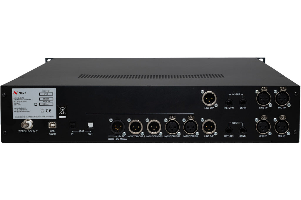 Neve 1073DPX-D Dual Microphone Preamp/EQ with USB/Dante Interface