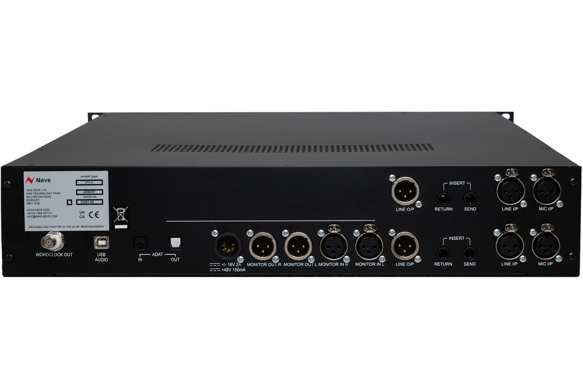 Neve 1073DPX-D Dual Microphone Preamp/EQ with USB/Dante Interface