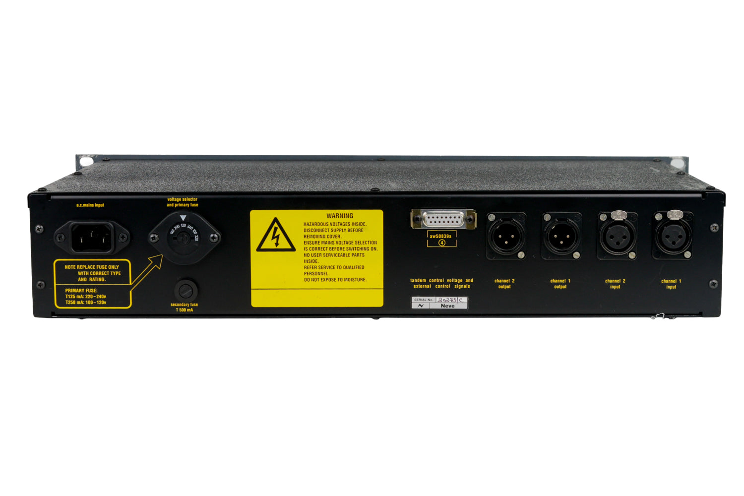 ■080701-028■美品■Neve■ステレオコンプレッサー■33609/J■ Neve 33609/J Stereo Compressor/Limiter #20273/C (Used) – Vintage King