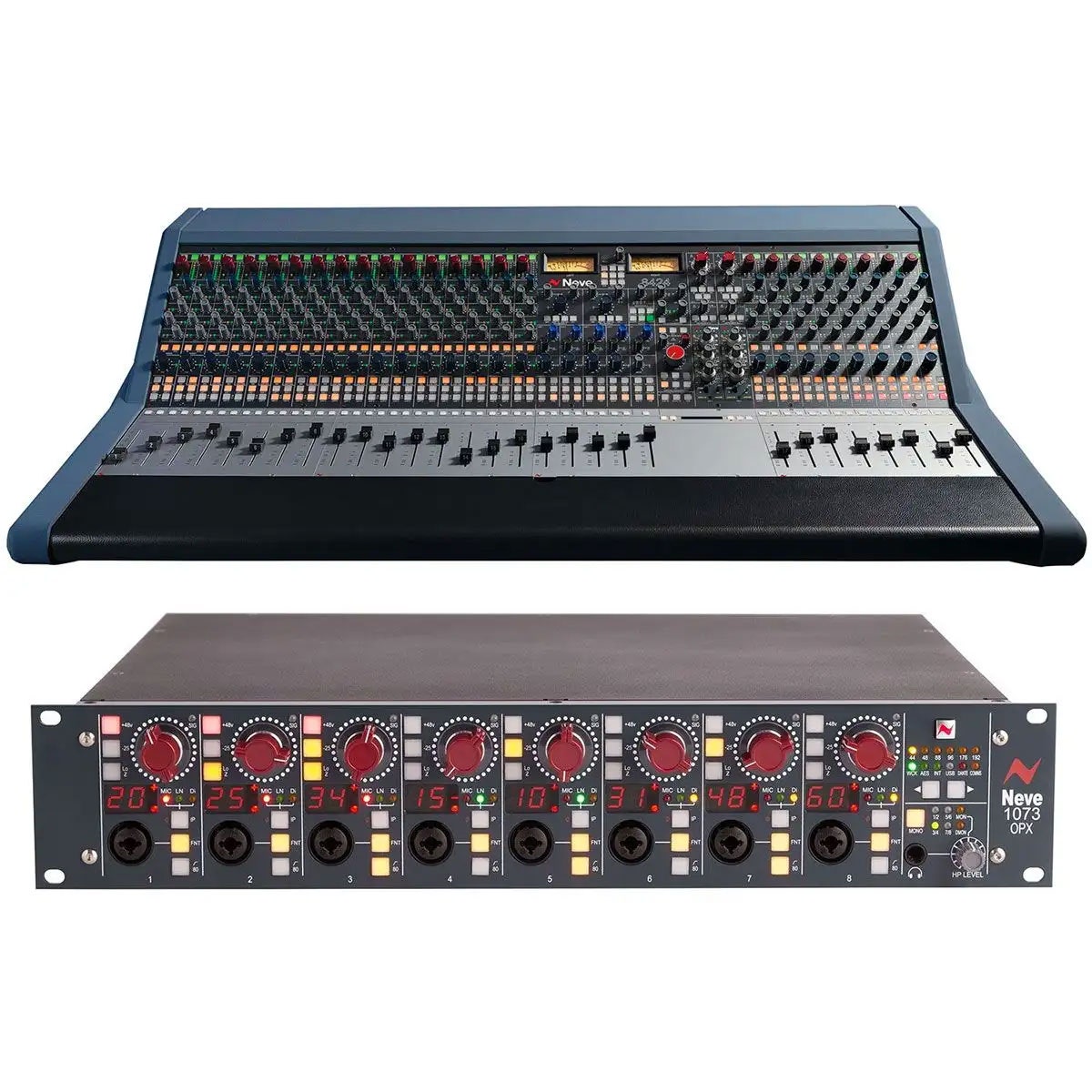 Neve 8424 24-Channel Console with Motorized Faders and 1073OPX Mic Preamp