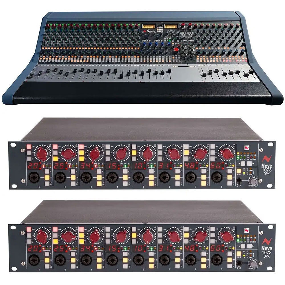 Neve 8424 24-Channel Console with Motorized Faders and Two 1073OPX Mic Preamps