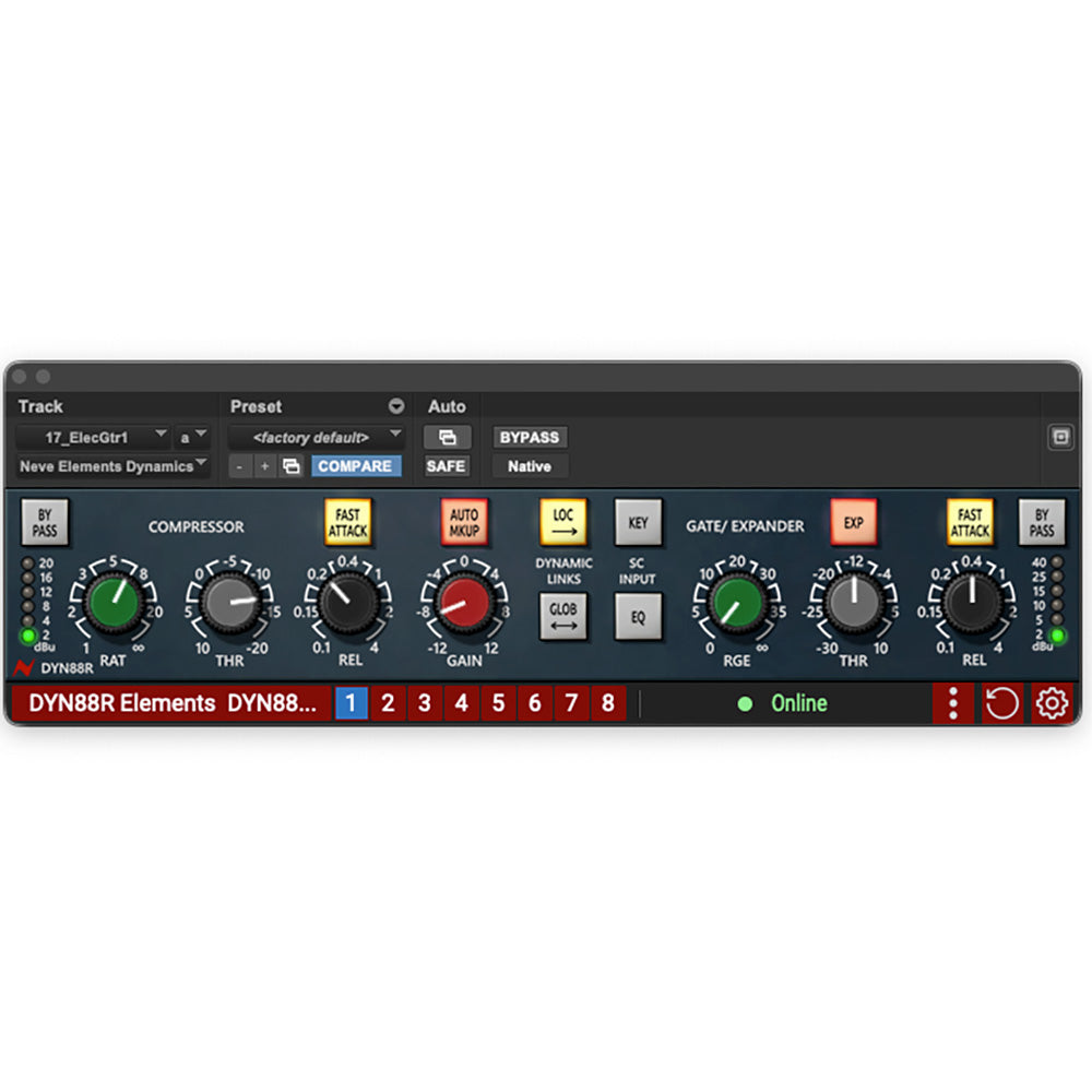 Neve Elements 88R Dynamics 8-Channel Analog Processor with Digital Control