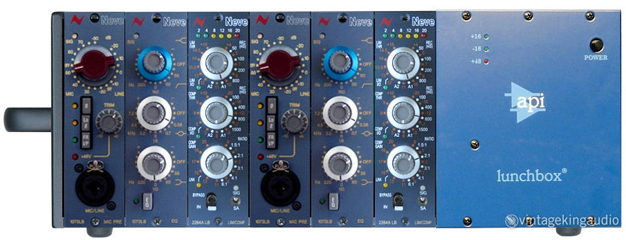 Neve 2x 1073LB, 2x 1073LBEQ, 2x 2264ALB, API Lunchbox Bundle