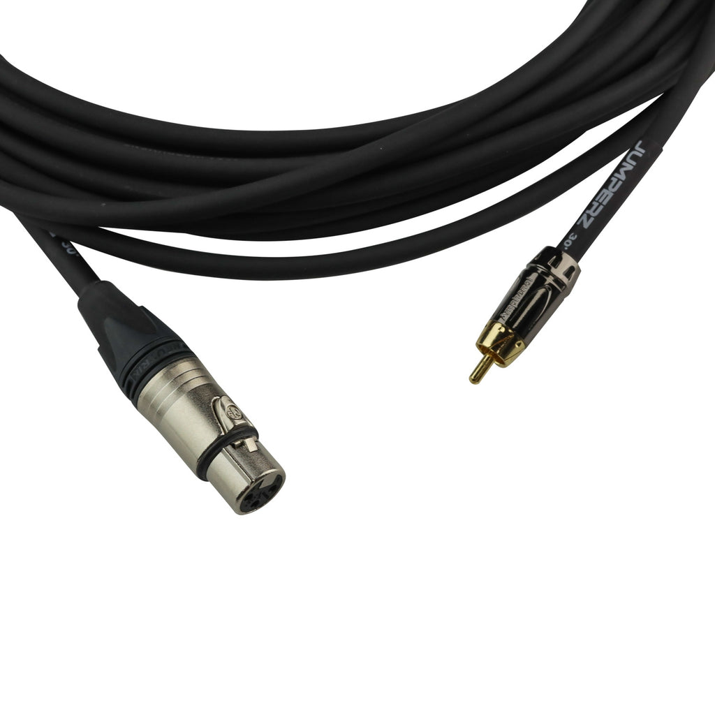 Vintage King Project Series 20ga-1c XLRF to RCA Patch Cable - 30'