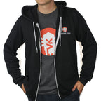 Vintage King Black Zip-Up Logo Hoodie - XXL (Demo Deal)