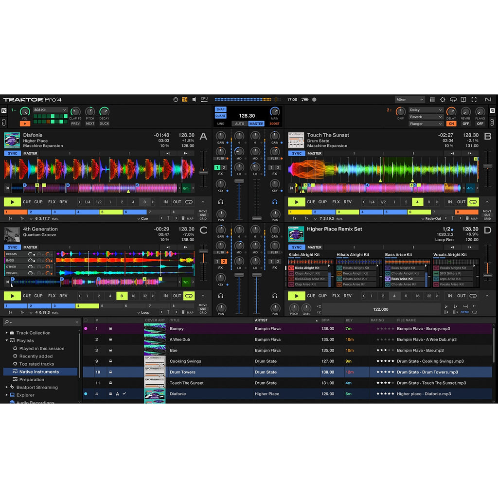 Native Instruments Traktor Pro 4 DJ Software - Electronic Delivery
