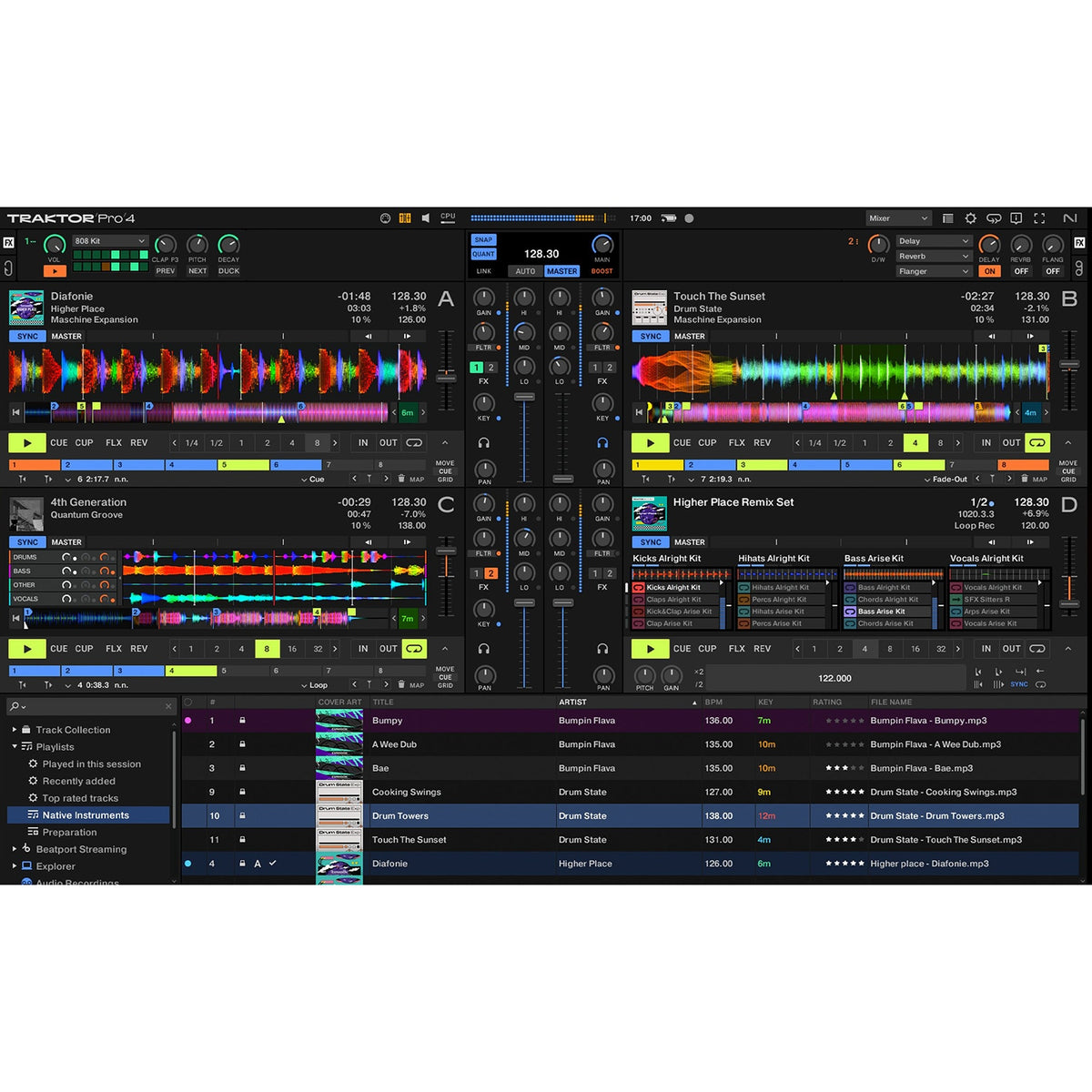 Native Instruments Traktor Pro 4 DJ Software - Electronic Delivery