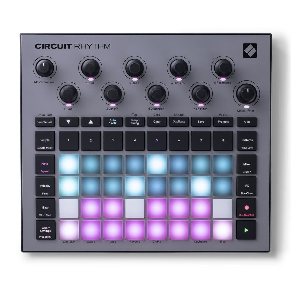 Novation Circuit Rhythm Standalone Beatmaking Sampler