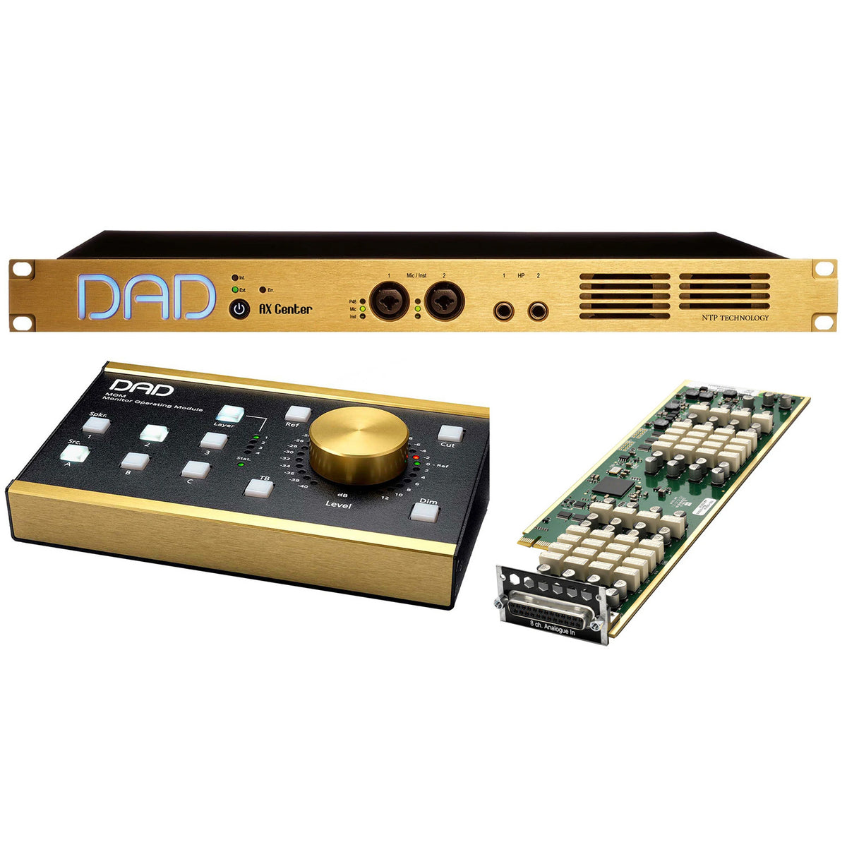 NTP DAD AX Center Bundle with L8 Card and DAD-MOM Monitor Operating Module