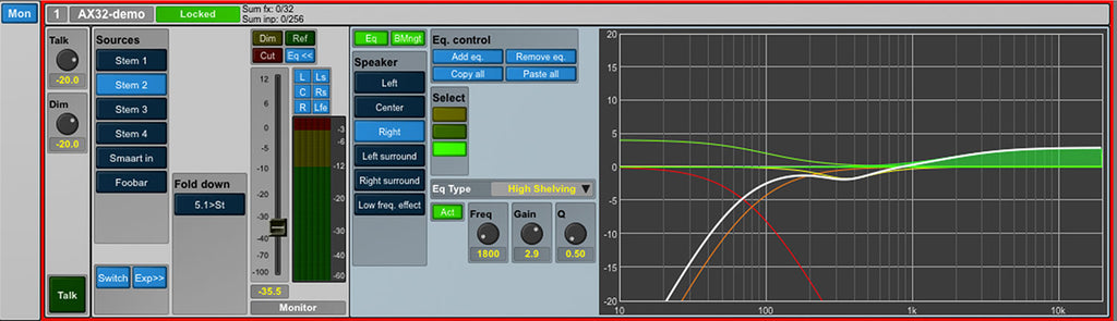 NTP DAD AX Center Base Thunder Core Audio Interface