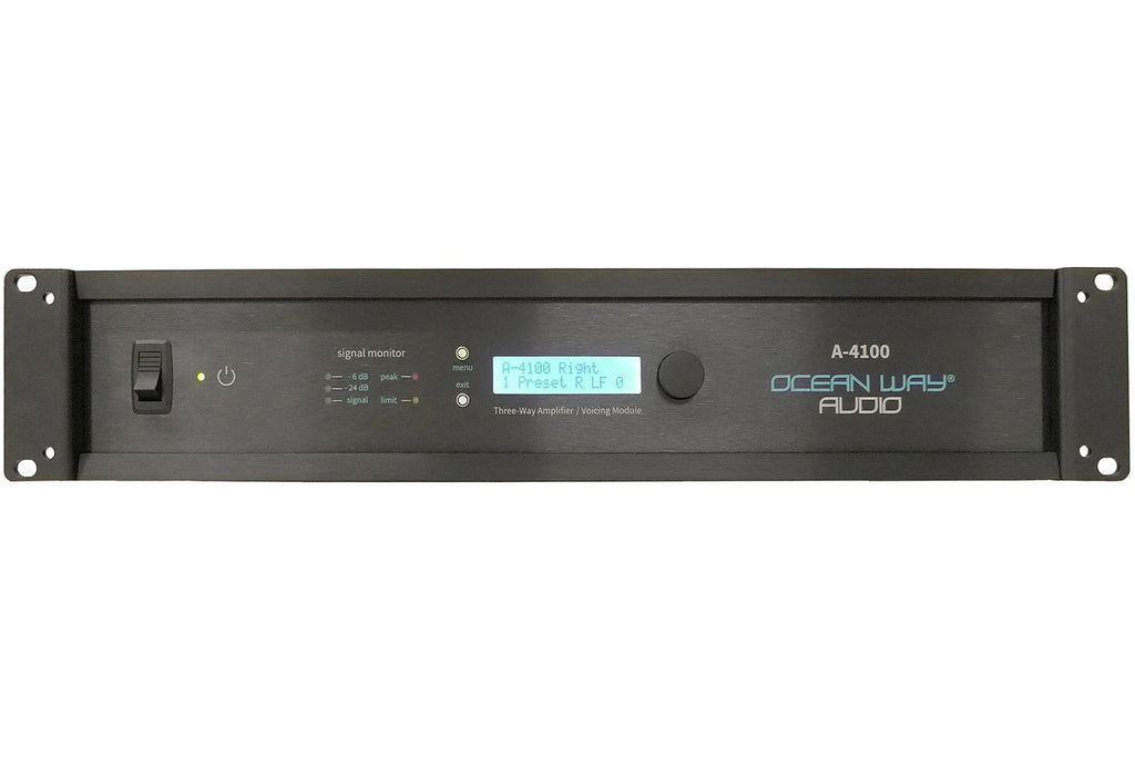 Ocean Way Audio HR3.5 3-Way Tri-Amplified Active Reference Monitor - Gray, Single