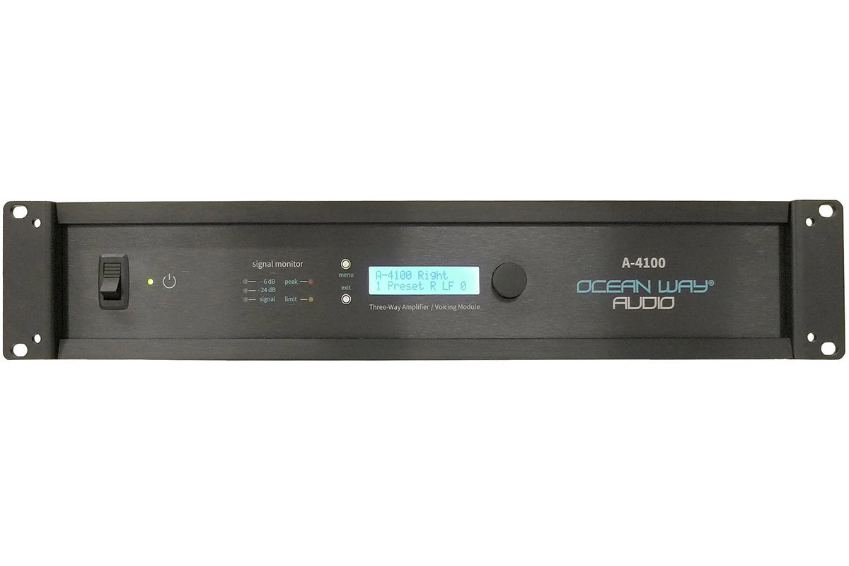 Ocean Way Audio HR3.5 3-Way Tri-Amplified Active Reference Monitor - Gray, Single