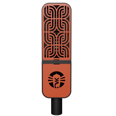 Ohma World Motif Ribbon Microphone - Black/VK Red