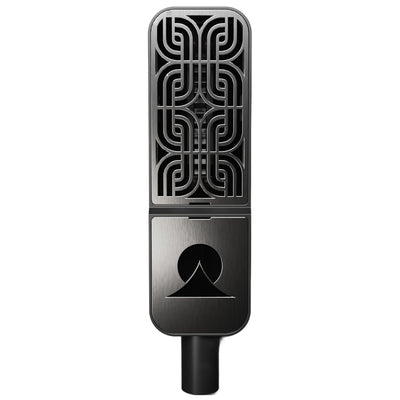 Ohma World Motif Ribbon Microphone - Black/Stainless